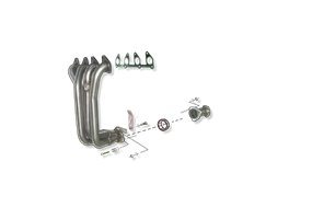 Colector escape deportivo Rcracing Porsche 911 Sc Rs 3.0 83