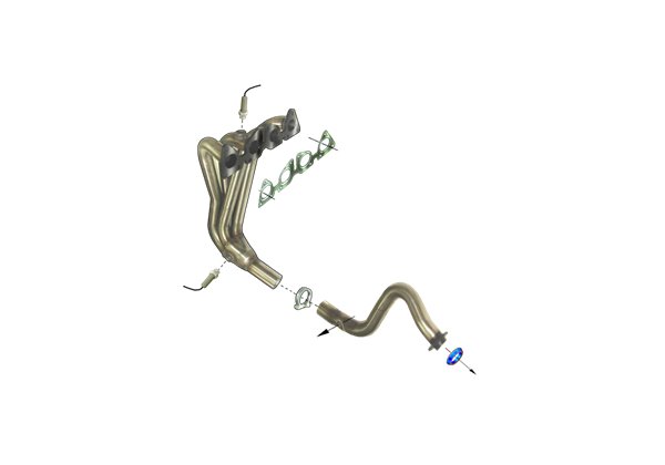 Colector escape deportivo Rcracing Audi A4 1.8 20V 125Cv Mºadr 11/94_00