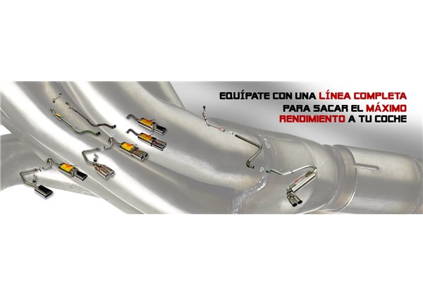 Linea completa escape Rcracing Mazda Rx8 1.3 Rotativo 243Cv _ 11/03_03/08