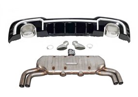 Difusor Trasero Audi A3 Sportback 2016-2019 Look RS3 ESCAPE