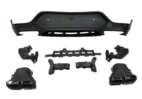 Difusor Trasero Mercedes GLC X253 COUPE 2015-2019 ABS