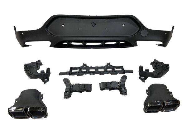 Difusor Trasero Mercedes GLC X253 COUPE 2015-2019 ABS