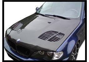 Capó Carbono BMW E46 '02-06 4P. Look M3 GTR C/T
