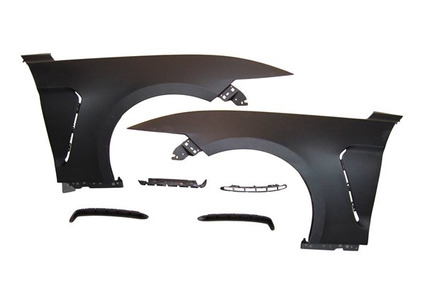 Spoiler Delantero Volkswagen Golf 7 / 7.5 Negro Brillante