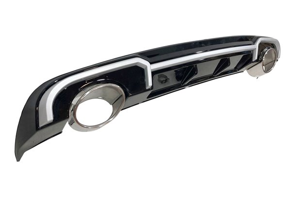 Difusor Trasero Audi A3 2016-2019 4 Puertas Look RS3
