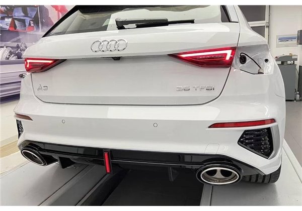 Difusor Trasero Audi A3 Sportback 2021+ SLine Look RS3 ABS