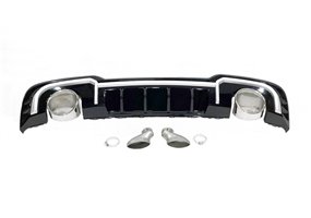 Difusor Trasero Audi A3 2016-2019 Sportback Sline Look RS3
