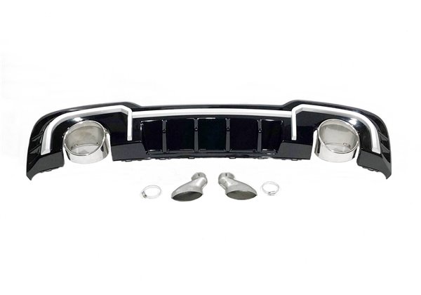 Difusor Trasero Audi A3 2016-2019 Sportback Sline Look RS3