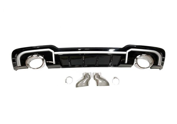 Difusor Trasero Audi A3 2016-2019 Sportback Sline Look RS3