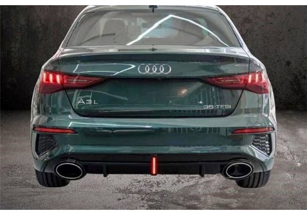 Difusor Trasero Audi A3 Sedan 2021+ SLine Look RS3 ABS