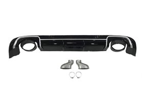 Difusor Trasero Audi A3 V8 4 puertas (Sedan) 2013-2015 Look RS3 ABS