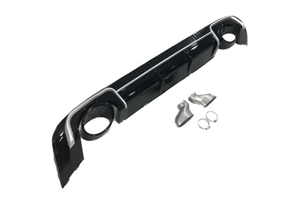 Difusor Trasero Audi A3 V8 4 puertas (Sedan) 2013-2015 Look RS3 ABS