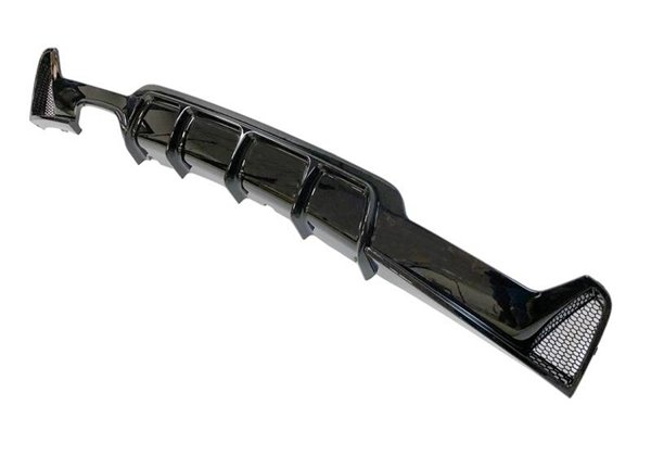 Difusor Trasero BMW F32 / F33 / F36 Look M Performance Brillante Negro