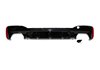 Difusor Trasero BMW G30 / G31 Look M5 brillo