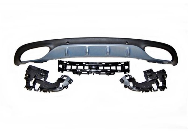 Difusor Trasero Mercedes W205 2014-2018 Coupe Look AMG C63 ABS