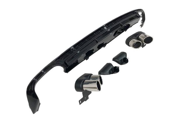 Difusor Trasero Audi A6 / A6 Avant C8 Look S6