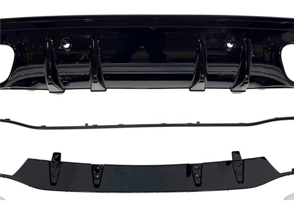 Difusor Trasero Mercedes W205 2019 4P / SW Look C63 ABS