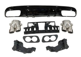 Difusor Trasero Mercedes W205 2019+ 4P / SW Look AMG C43