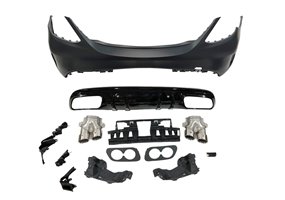Paragolpes Trasero Mercedes W205 2014-2018 4P Look C43 Colas escape