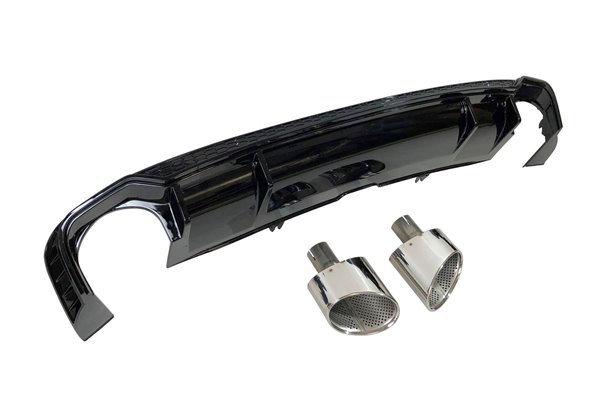 Difusor Trasero Audi A5 Sportback SLine 2017 Look S5