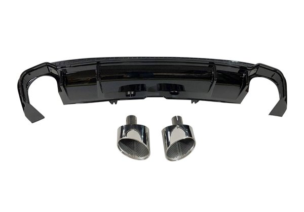 Difusor Trasero Audi A5 Sportback SLine 2017 Look S5