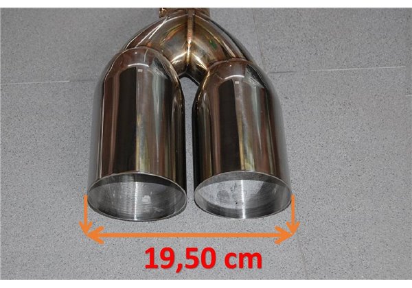 Escape BMW E60 M5 Round Slant Tip