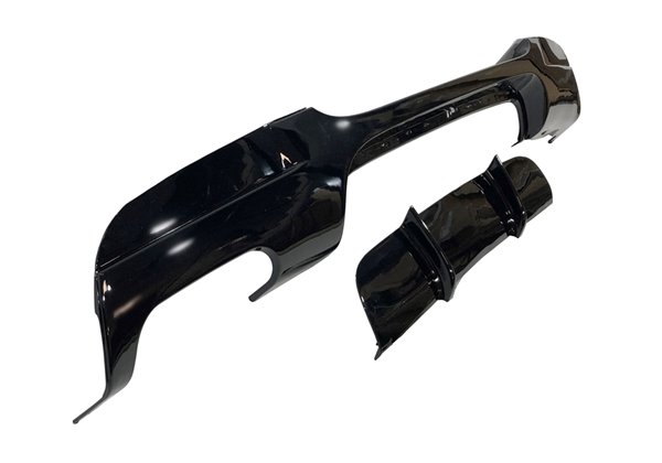 Difusor Trasero BMW E90 / E91 look M Performance Negro Brillo