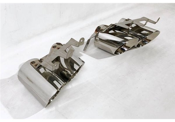 Cola De Escape Ford Mustang GT500 Plata