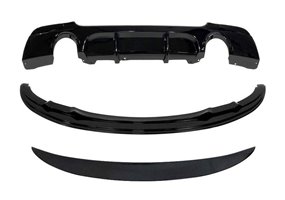 Kit De Carrocería BMW BMW E92 2006-2009 look M Performance Negro brillante