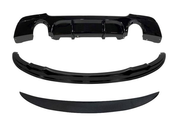 Kit De Carrocería BMW BMW E92 2006-2009 look M Performance Negro brillante