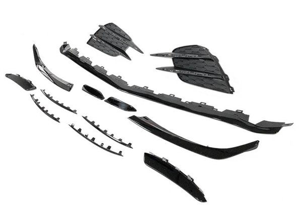 Spoiler Delantero Mercedes W177 Look AMG A45 2019 Rejillas