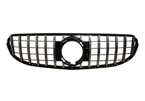 Parrilla Mercedes GLC X253 2020+ Look GT Chrome Negro Brillante