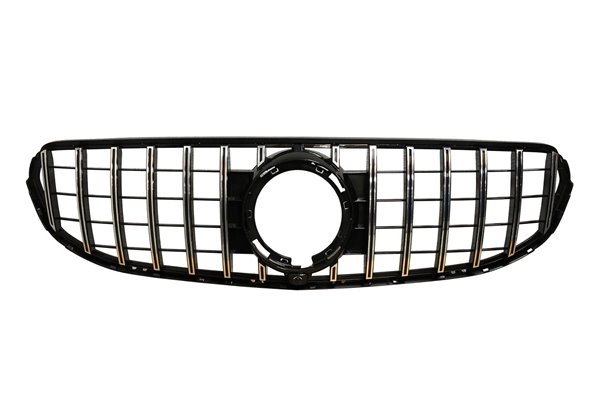 Parrilla Mercedes GLC X253 2020+ Look GT Chrome Negro Brillante