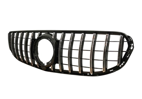 Parrilla Mercedes GLC X253 2020+ Look GT Chrome Negro Brillante