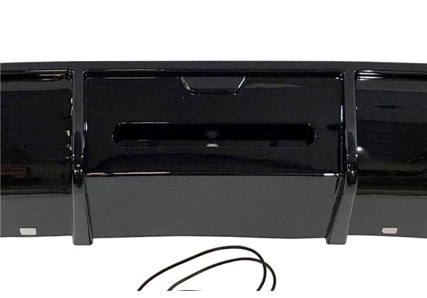 Difusor Trasero Volkswagen Golf 7 look TCR Negro Brillante