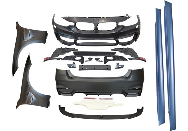 Kit De Carrocería BMW E92 / E93 06-09 Look M1 Antinieblas