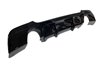 Difusor Trasero BMW E92 / E93 look M Performance Brillante Negro