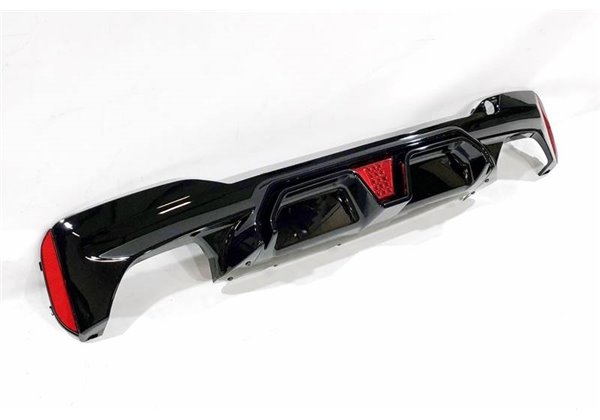 Difusor Trasero BMW G30 / G31 Look M5 CS Negro brillante