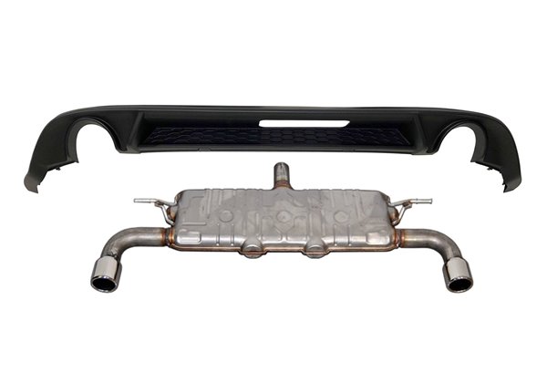 Difusor Trasero Volkswagen Golf 7.5 look GTI ESCAPE