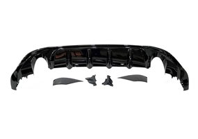 Difusor Trasero Volkswagen Golf 7.5 GTI Negro Brillante