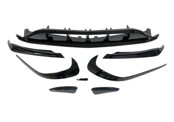 Spoiler Delantero Mercedes W176 16-18 Look AMG A45 Negro Brillante
