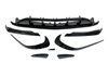 Spoiler Delantero Mercedes W176 16-18 Look AMG A45 Negro Brillante