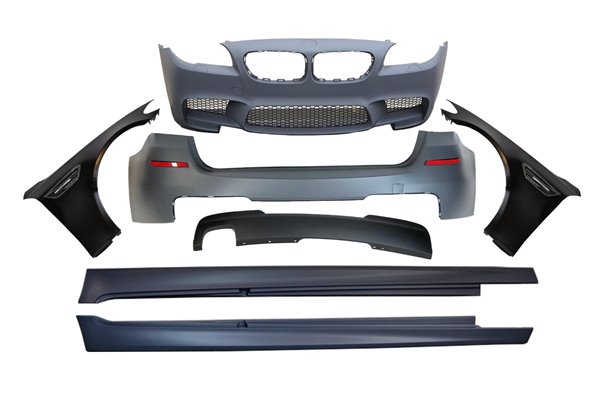 Spoiler Delantero Mercedes W176 16-18 Look AMG A45 Negro Brillante