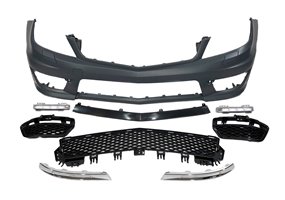 Paragolpes Delantero Mercedes W204 Coupe / 4 Puertas 2007-2013 look AMG C63 Sensores