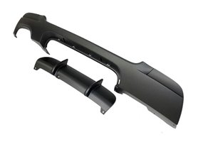 Difusor Trasero BMW E92 / E93 look M Performance 1 Salida Doble