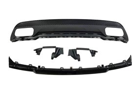 Difusor Trasero Mercedes W176 2012-2018 Look A45 ABS