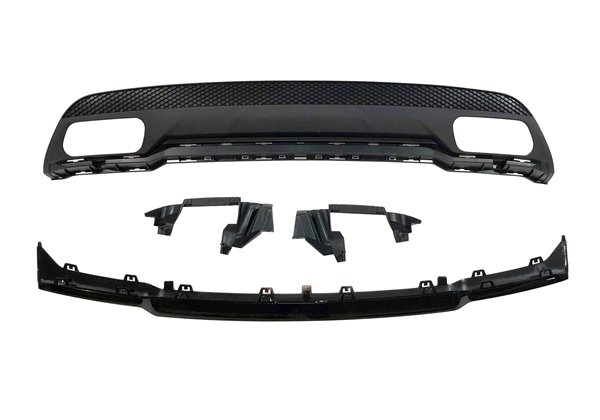 Difusor Trasero Mercedes W176 2012-2018 Look A45 ABS