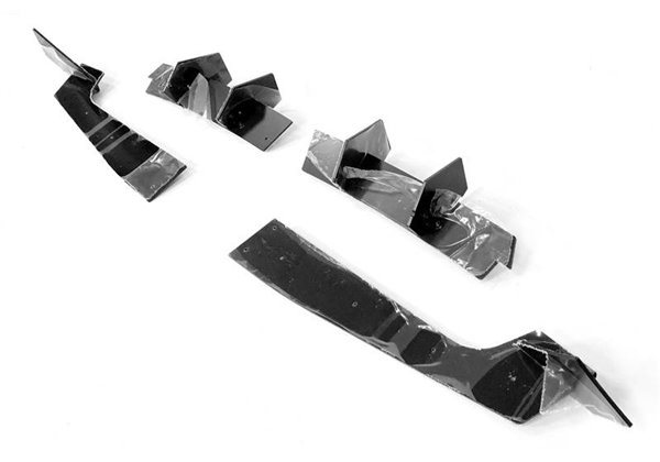 Difusor Trasero Ford Mustang 2018-2020 Brillante Negro