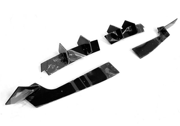 Difusor Trasero Ford Mustang 2018-2020 Brillante Negro