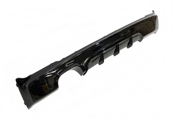 Difusor Trasero BMW F22 / F23 look M Performance Brillante Negro 1 Salida doble